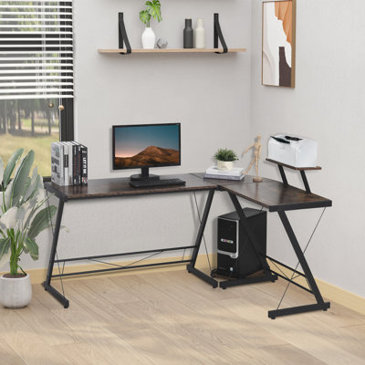 Miranda L-Shaped Computer Desk