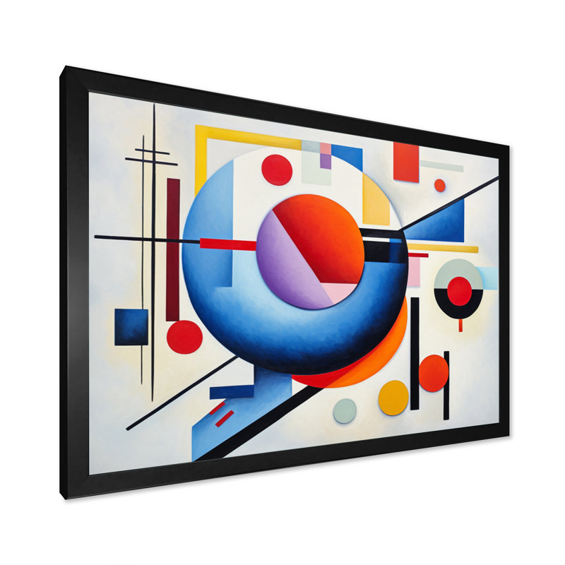 Impression sur toile, "Supreme coloré", impression sur toile, Cadre photo noir, H 16 po x l 32 po x P 1 po