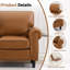 Fauteuil d'appoint rembourré à accoudoirs roulés Luelle-225100636
