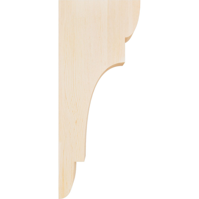 New Brighton Corbel, H 28 po x l 3,5 po x P 12 po, Sapin de Douglas, Lisse