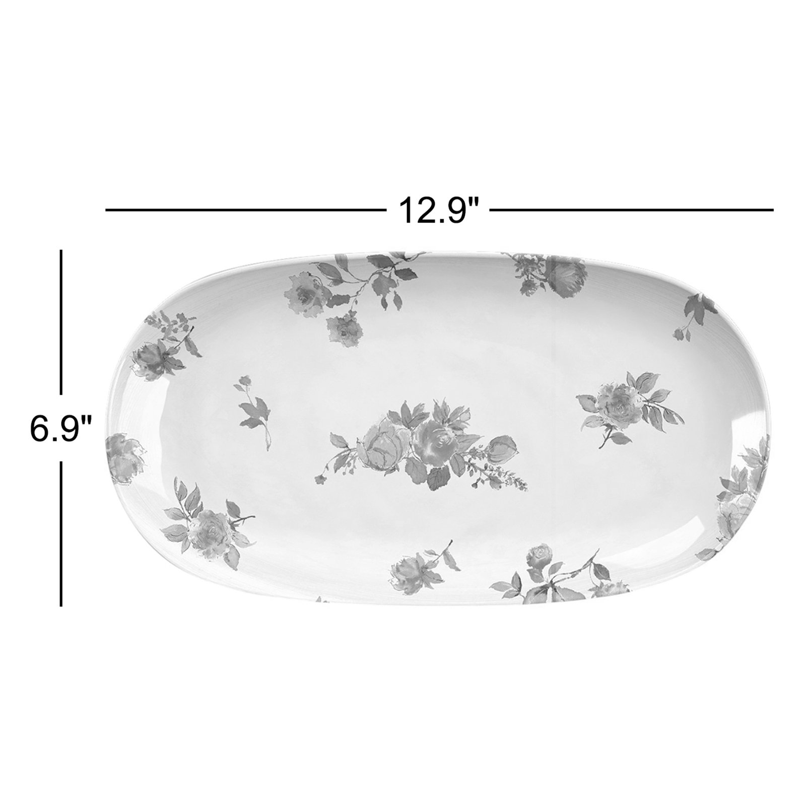 Tarhong Platter, 12.9" W x  6.9" D