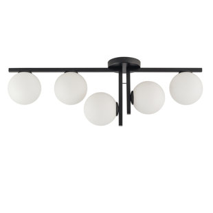 Glass Semi Flush Mount