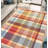 Rustic Multi-Tone Modern Plaid Area Rug