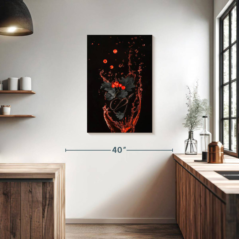 Yarlin Red Berry Drink, 36" H x 24" W