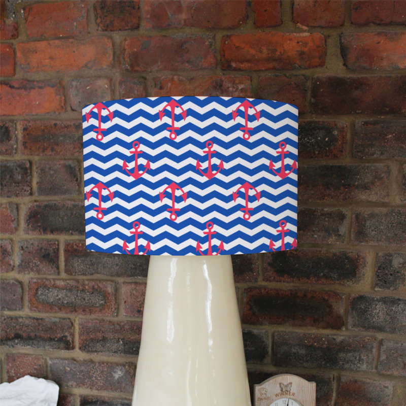 Cotton Drum Lamp Shade ( Uno ), 22cm H x 25cm W x 25cm D