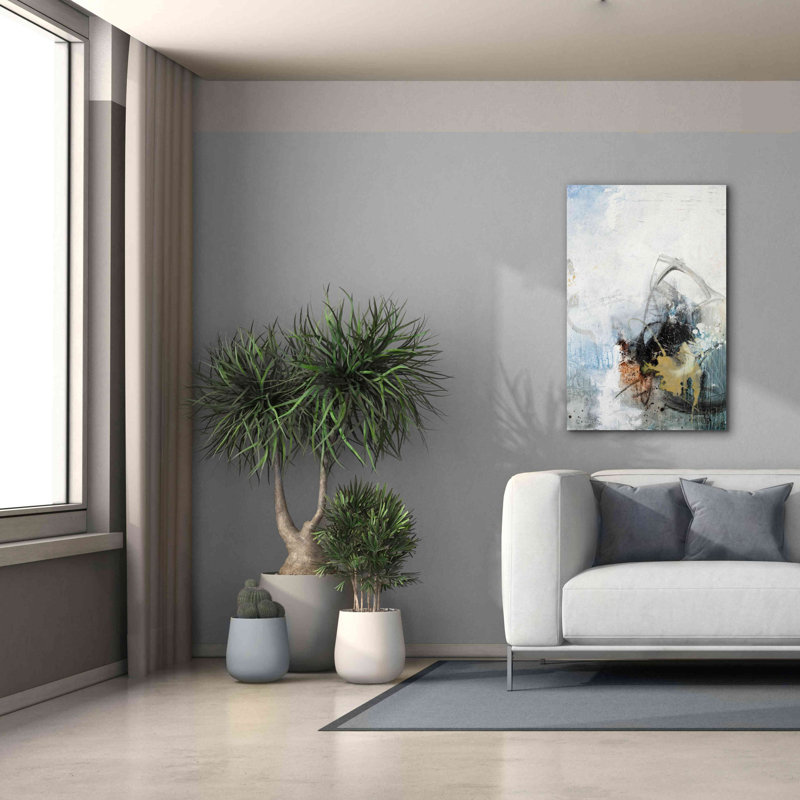 "L'implosion" par Design Fabrikken sur toile, H 40 po x l 26 po x P 1,5 po