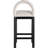 Conrad Letcher Linen Textured Fabric Counter Stool-1357421419