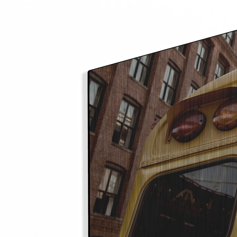 «NYC School Bus» par Nina Paponcek, H 24 po x l 36 po