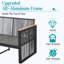 Canapé modulaire d'extérieur avec conversation 6 pièces avec repose-pieds et table basse 6 pièces-970576791