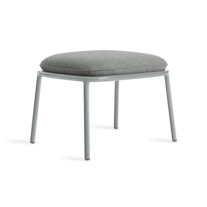 Mate Ottoman, Toohey Breezy Blue Sunbrella Acrylic Blend
