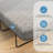 4 Inch Sleeper Sofa Mattress, Gel Memory Foam Mattress For Sofa, Pull Out Couch, Guest Bed, Rv, Boat-801057883