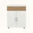 Belton Shoe Rack Cabinet with Double Doors and Adjustable Shelves and Natural Oak