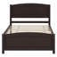 Lit plateforme simple avec deux tiroirs-500148886