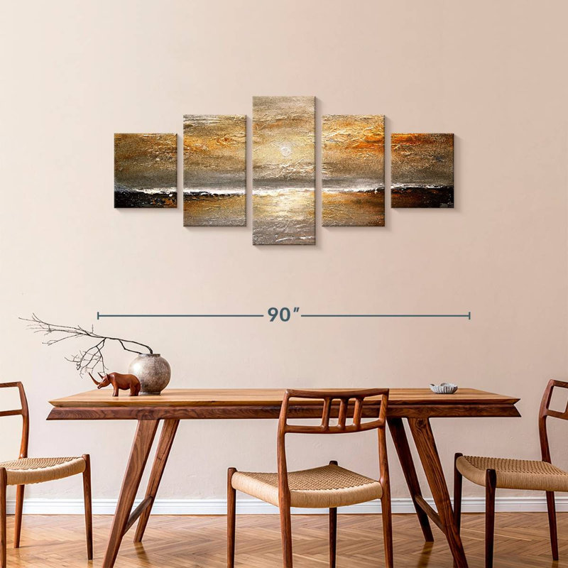 Rustic Sunset I, 36" H x 80" W