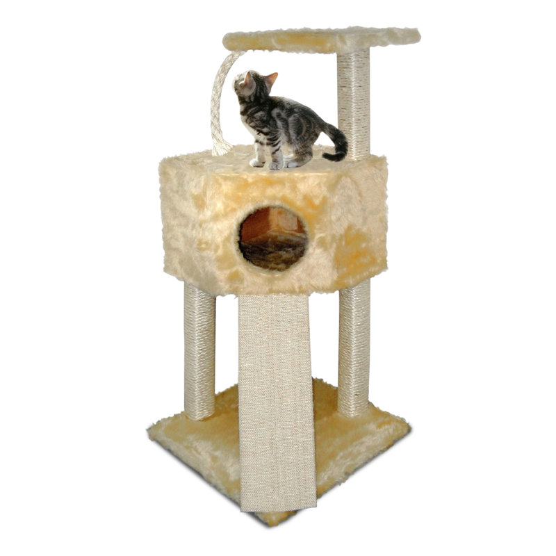 104cm H Cat Tree, Beige