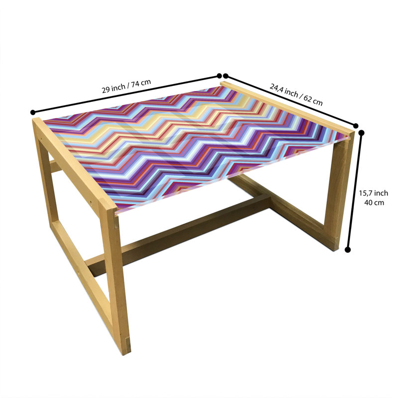 Jaesyn Sled Coffee Table, 62cm H x 74cm W x 40cm D