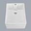 Évier de cuisine simple en céramique blanche 23,6 po x 18 po, facile à nettoyer, teinté L 23,6 po x l 18 po, essentiel pour la cuisine moderne