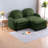Cloud Soft Sectionals Teddy 2 Seat Modular Modern Sofa For Home