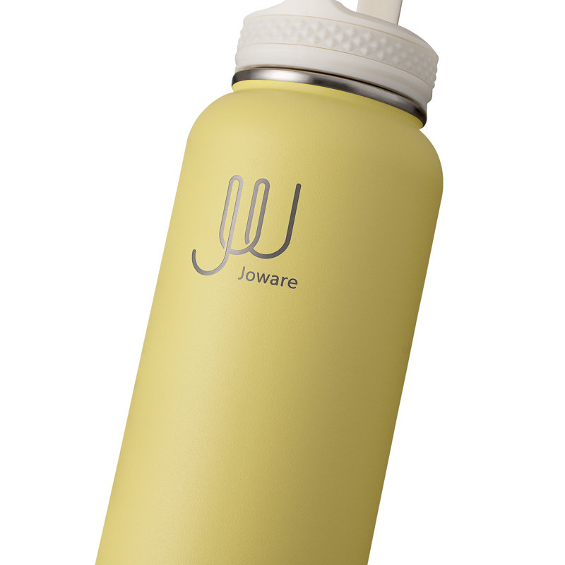 JOWARE 32oz. Double Wall Insulated Water Bottle, Butter Up