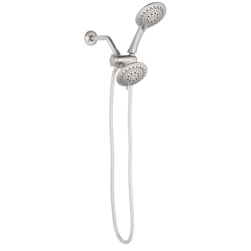 Aviano Dual Shower Head 2.5 GPM GPM, Brushed Nickel