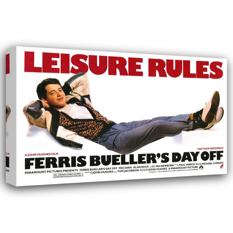 Ferris Bueller's Day Off, 32" H x 48" W
