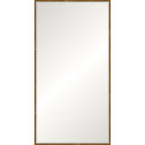 Antique Gold Wave Floor Mirror