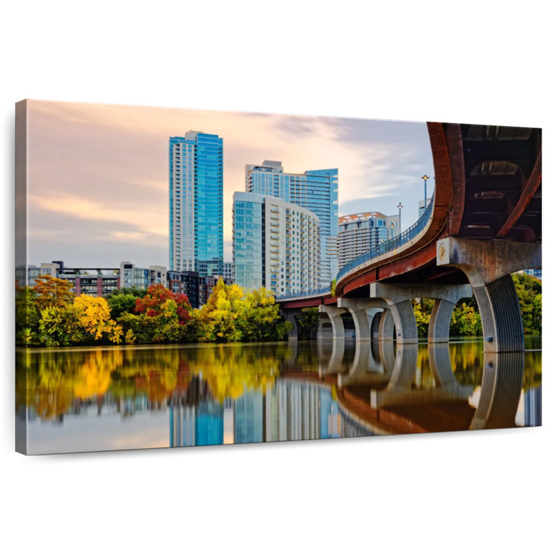Paysage urbain urbain Sirci Austin, H 24 po x l 36 po