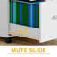 Navena 42cm Wide 4 -Drawer Mobile File Cabinet, 4 Wheels Filing Cabinets for Home & Office