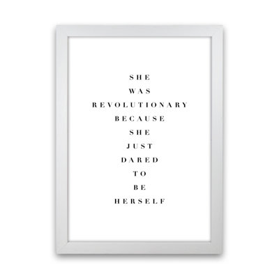She Was Revolutionary - Print