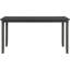Table de salle à manger rectangulaire 6 places, table en bois, 4 chaises et banc, pour table familiale
