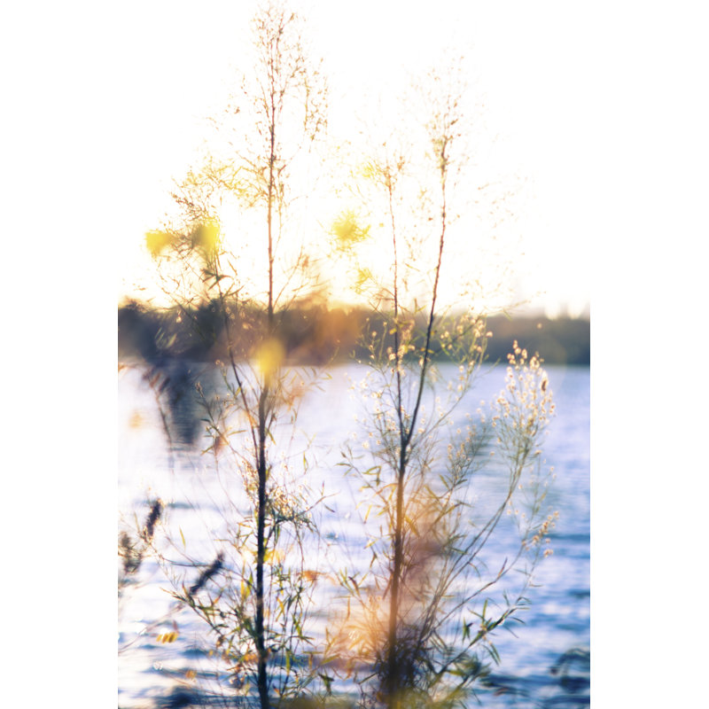 White Rock Sunset I by Sonja Quintero - Photograph Print, 122cm H x 81cm W, Black Floater Framed
