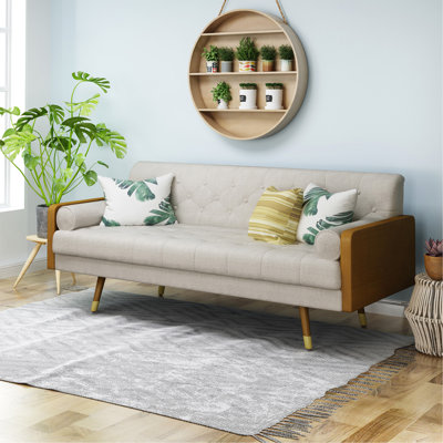 Charmant canapé en tissu touffeté pour un confort et un style ultimes