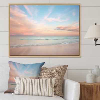 «Peach Sky Photo Astral Symphony V» - art mural ciel