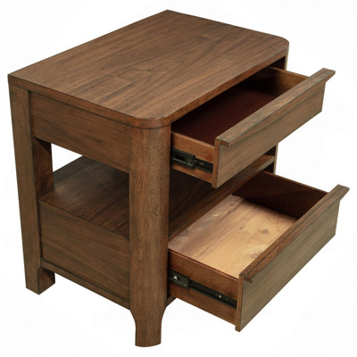 Verona 2-Drawer Nightstand Bedside Table