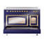 ILVE Nostalgie II Noblesse 48 dans la gamme d'induction, 6 éléments d'induction (porte en verre)-688382890