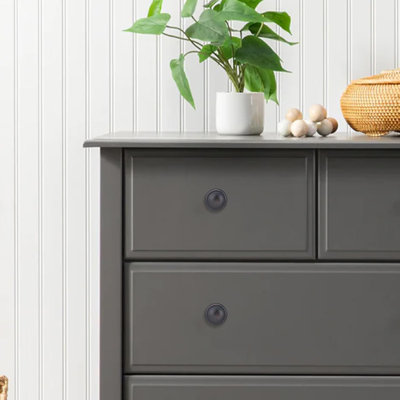 Paquet de 10 boutons d'armoire - Poignées de tiroir rétro - Quincaillerie en alliage de zinc massif - Style campagnard et traditionnel - Durable et résistant à la corrosion - Pour armoires, commodes, portes