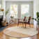 Premium Machine Washable Prisco Terracotta Rug