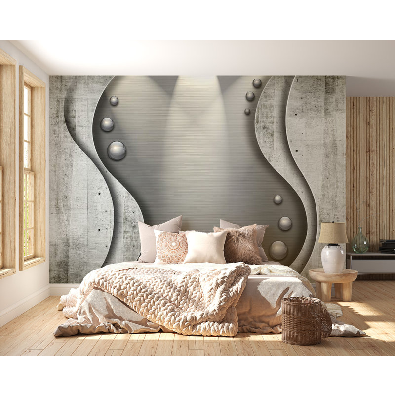 Murale fantaisie en métal Alysea, Vinyle, L 27 po x l 38 po