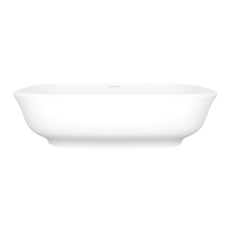 Amiata 60 Rounded Rectangle 23-5/8" Vessel Lavatory Sink in Volcanic Limestone without Internal Overflow