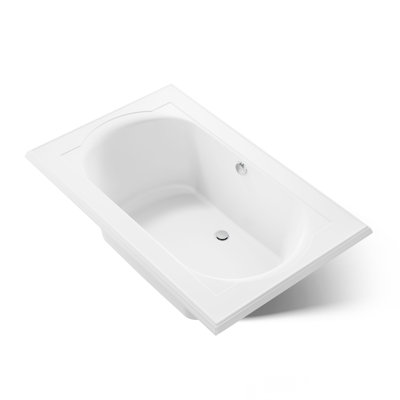 Memoirs 66" x 42" Drop In Soaking Bathtub