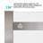 Bremora Frameless Sliding Shower Door with 5/16" Tempered Glass