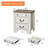 Haikey Farmhouse 20.5'' W Nightstand Set of 2-1153774944