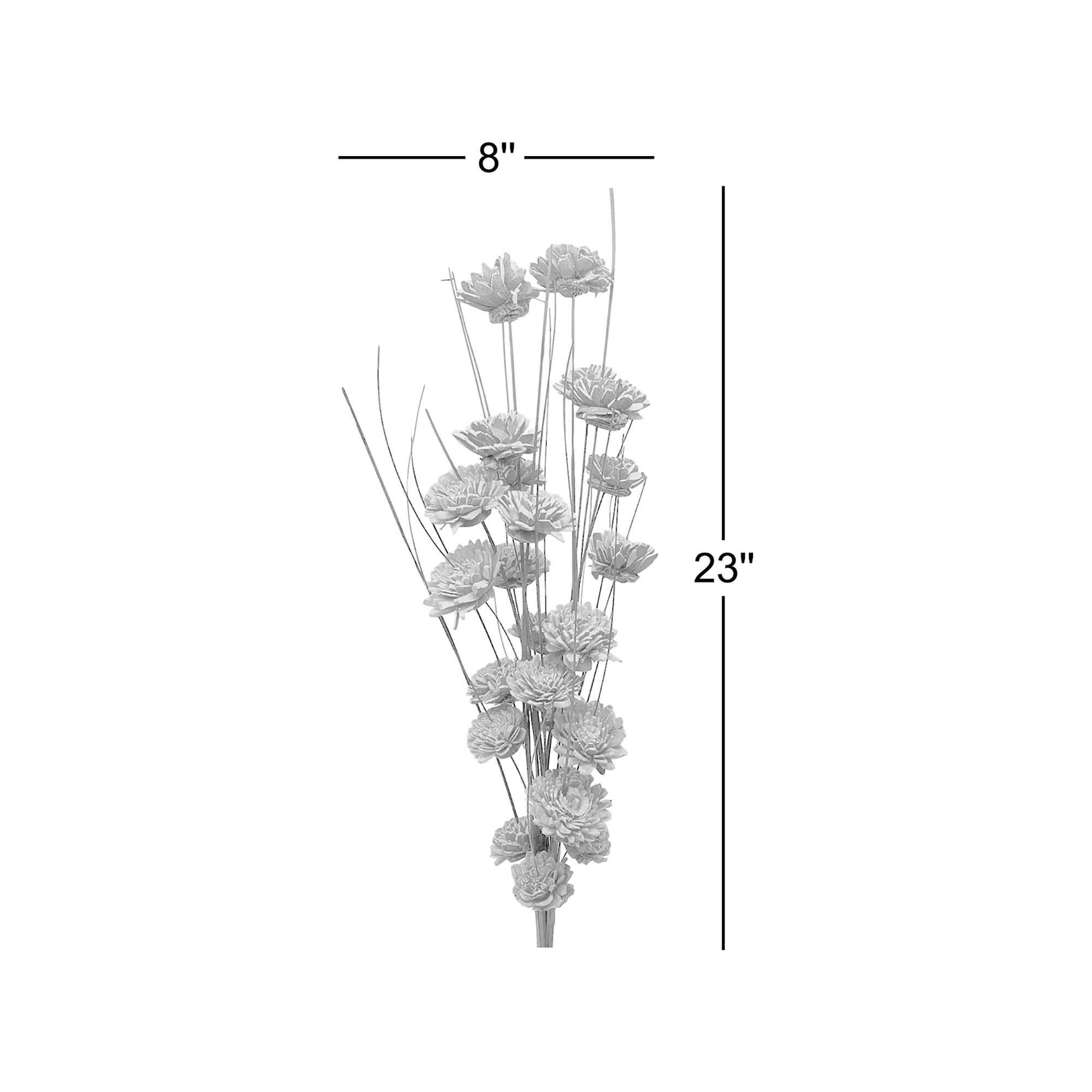 Ting Zinnia Stem, Seafoam Turquoise/Carmel