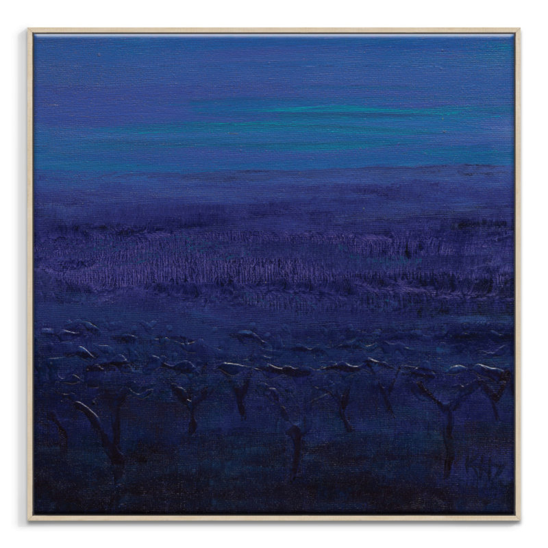 From The Vineyard To The Sea by Karen Hopkins - Wrapped Canvas Print, 76 cm H x 76 cm W, Light Brown