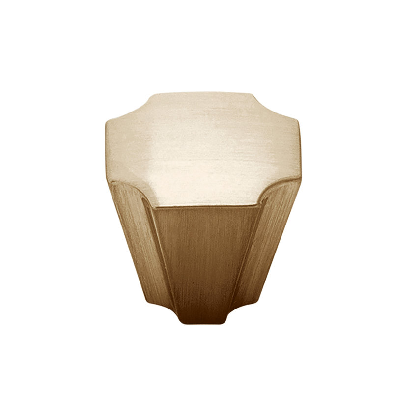 Monarch Collection Conical Knob - 1-1/8" x 1-1/8 " Cabinet Knob Champagne Bronze - Transitional Hardware for Drawers & Cabinets