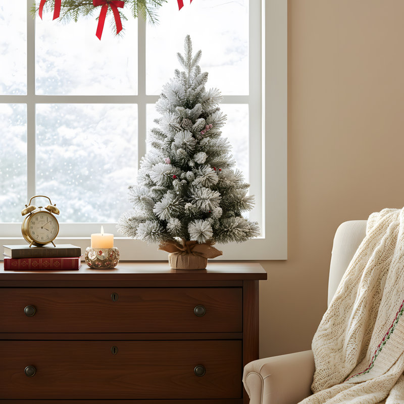 Arbre de Noël 3 pi avec branches en pin