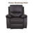 Ahni 2-Piece Genuine Leather Pillow Top Arm Recliner Sofa Set-569771607