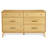 Ashlie 6-drawer double chest of drawers-260215348