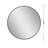 Aniyiah Metal Flat Wall Mirror