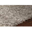 Tapis de zone taupe poils longs contemporaine jolynn texture-1367946741